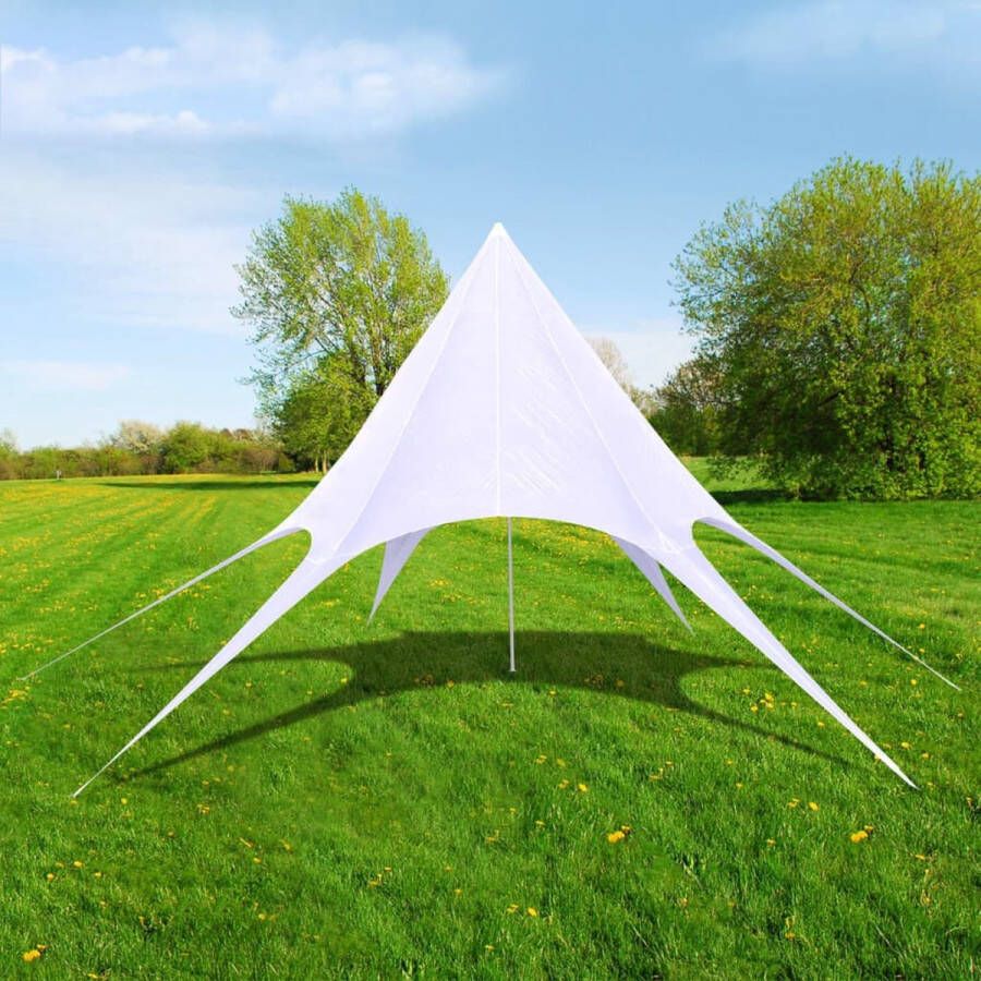 VidaXL Partytent Zeshoekige piramidetent Estrella 12 m