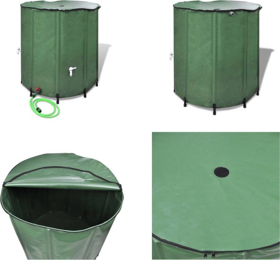 VidaXL Regenton inklapbaar 750 L Watertank Watertanks Regenton Regentonnen