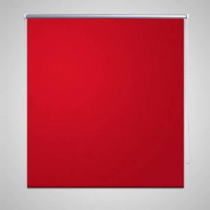 VidaXL Rolgordijn verduisterend 100 x 230 cm rood