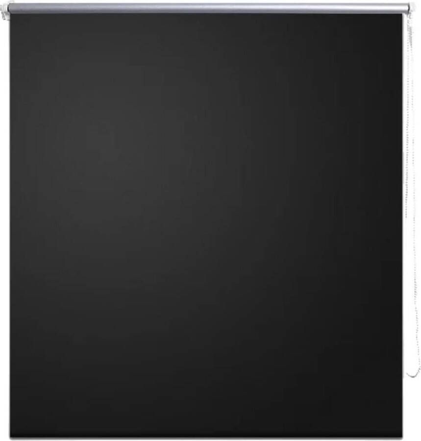 VidaXL -Rolgordijn-verduisterend-blackout-100-x-230-cm-zwart