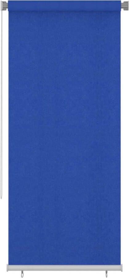 VidaXL -Rolgordijn-voor-buiten-100x230-cm-HDPE-blauw