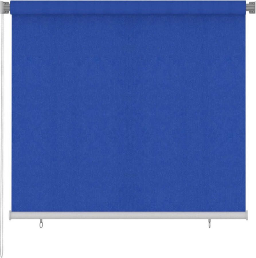 VidaXL -Rolgordijn-voor-buiten-160x140-cm-HDPE-blauw