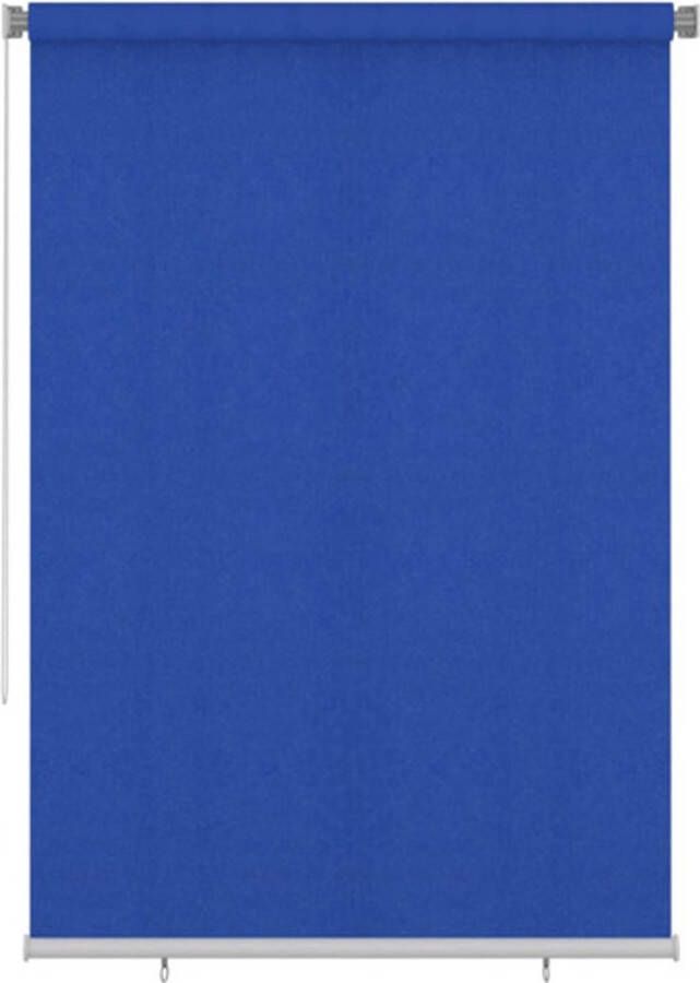 VidaXL -Rolgordijn-voor-buiten-160x230-cm-HDPE-blauw
