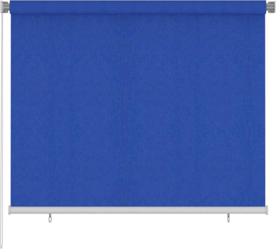 VidaXL -Rolgordijn-voor-buiten-180x140-cm-HDPE-blauw