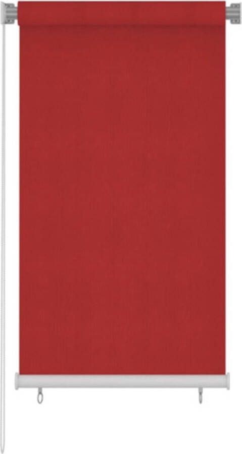 VidaXL -Rolgordijn-voor-buiten-80x140-cm-HDPE-rood