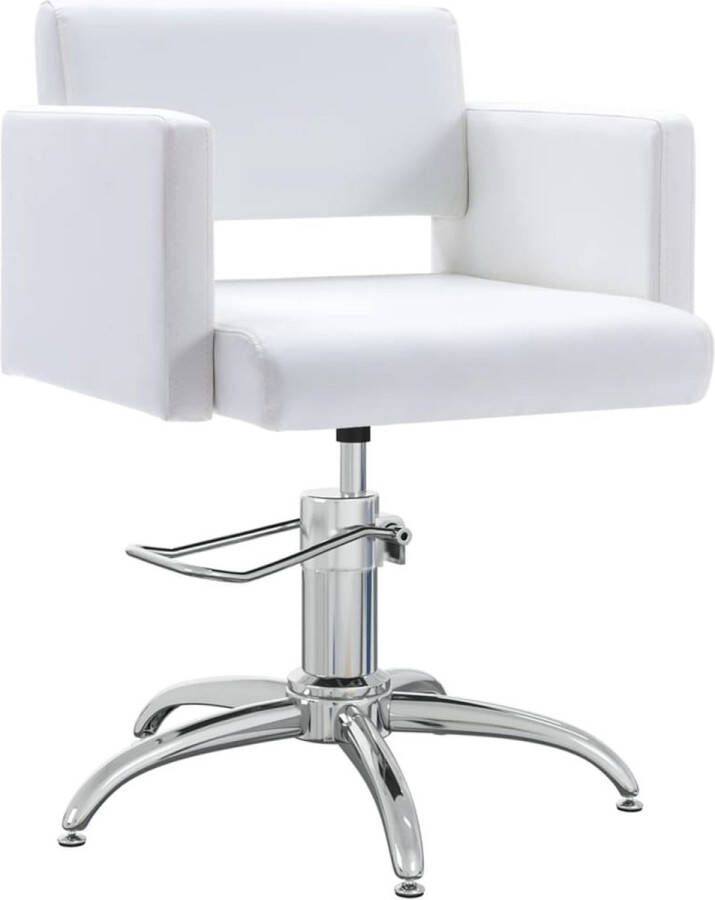 VidaXL -Salonstoel-kunstleer-wit