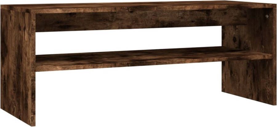 VidaXL -Salontafel-100x40x40-cm-bewerkt-hout-gerookt-eikenkleurig