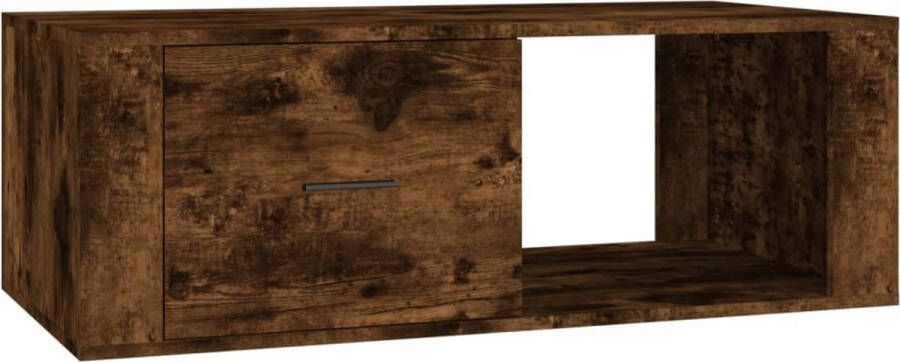 VidaXL -Salontafel-100x50 5x35-cm-bewerkt-hout-gerookt-eikenkleurig