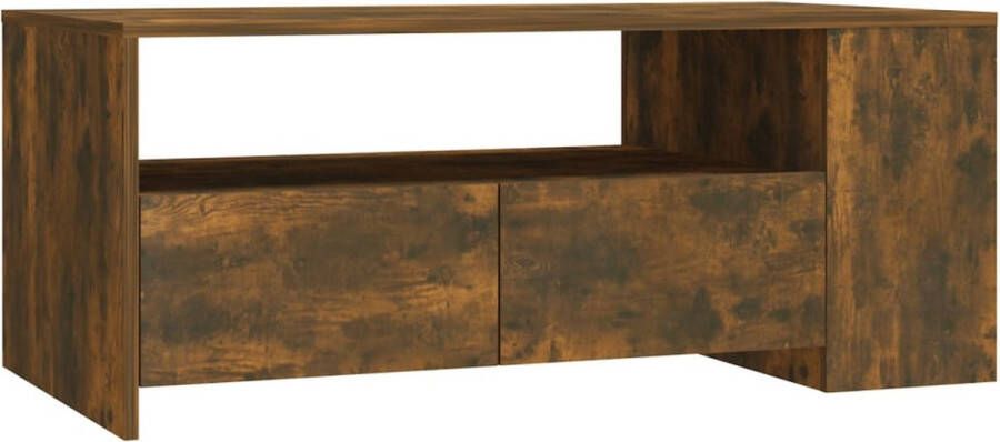 VidaXL -Salontafel-102x55x42-cm-bewerkt-hout-gerookt-eikenkleurig