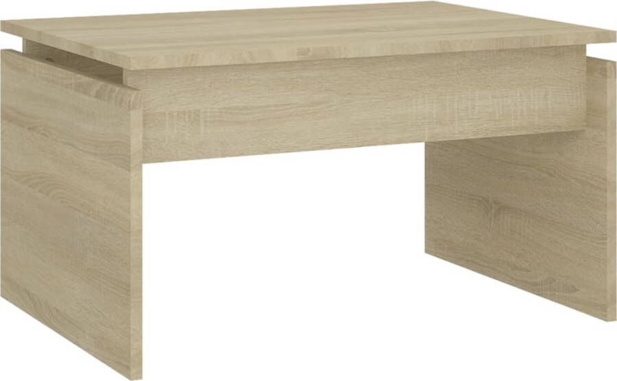 VidaXL Salontafel 68x50x38 cm bewerkt hout sonoma eikenkleurig