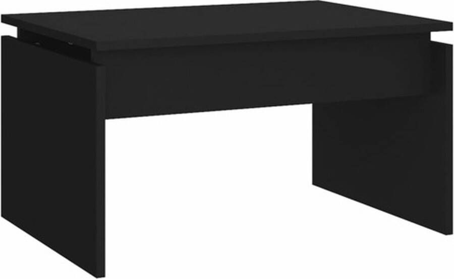 VidaXL Salontafel 68x50x38 cm bewerkt hout zwart