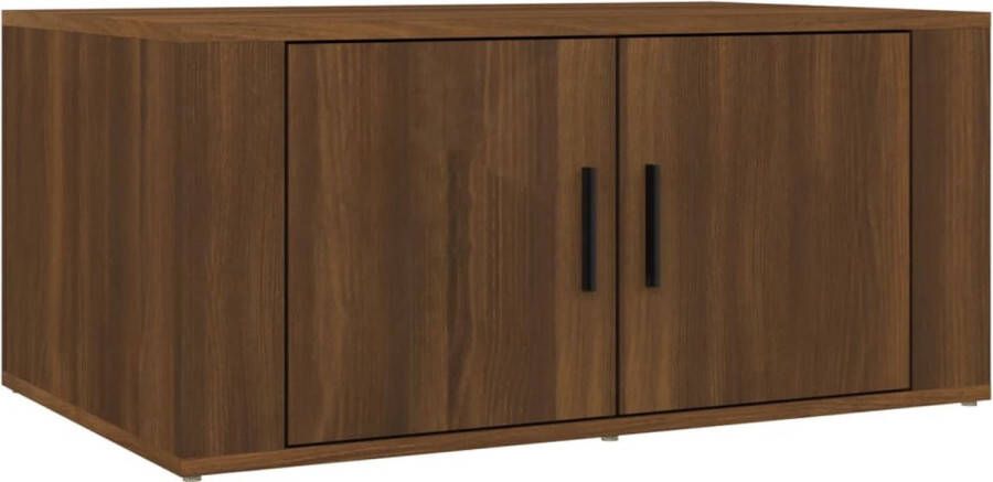 VidaXL -Salontafel-80x50x36-cm-bewerkt-hout-bruineikenkleurig