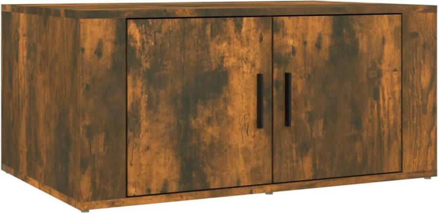 VidaXL -Salontafel-80x50x36-cm-bewerkt-hout-gerookt-eikenkleurig