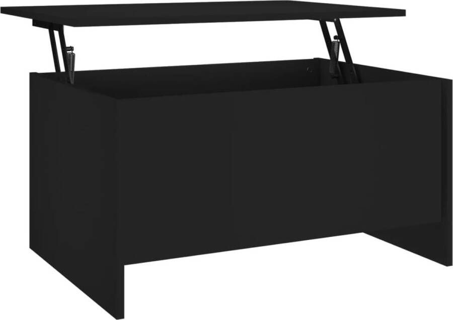 VidaXL -Salontafel-80x55 5x41 5-cm-bewerkt-hout-zwart
