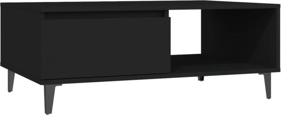 VidaXL -Salontafel-90x60x35-cm-spaanplaat-zwart