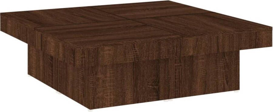 VidaXL -Salontafel-90x90x28-cm-bewerkt-hout-bruineikenkleurig