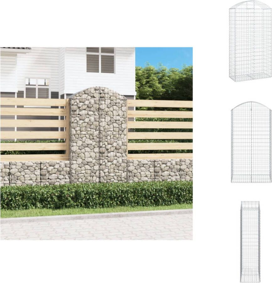 VidaXL Schanskorf Gabion 100 x 50 x 180 200 cm 3.5 mm draad Bloempot