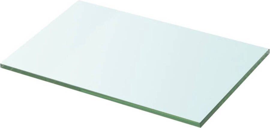 VidaXL -Schappen-2-st-20x25-cm-glas-transparant