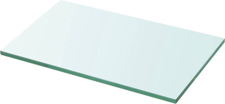 VidaXL -Schappen-2-st-30x12-cm-glas-transparant