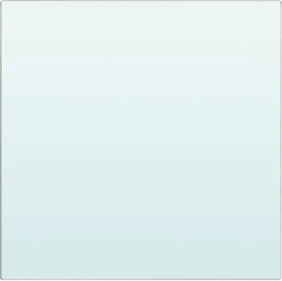 VidaXL -Schappen-2-st-30x25-cm-glas-transparant