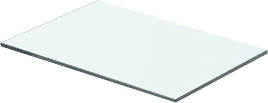 VidaXL -Schappen-2-st-40x20-cm-glas-transparant