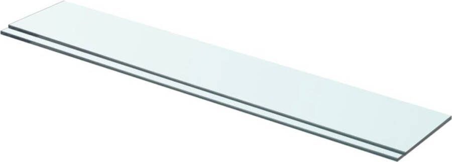VidaXL -Schappen-2-st-70x12-cm-glas-transparant