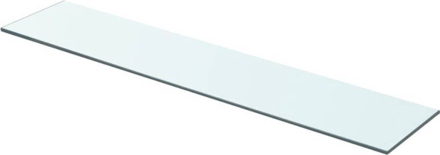 VidaXL -Schappen-2-st-70x15-cm-glas-transparant