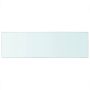 VidaXL -Schappen-2-st-80x25-cm-glas-transparant - Thumbnail 1