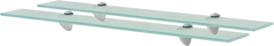 VidaXL -Schappen-zwevend-2-st-70x20-cm-8-mm-glas