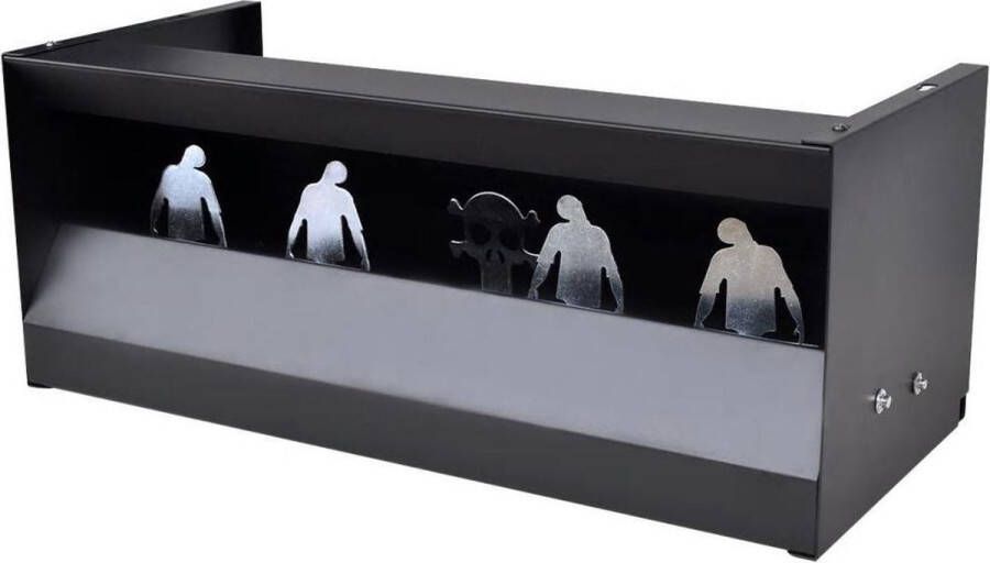 VidaXL Schietkast magnetisch met targets 4+1 zombieontwerp