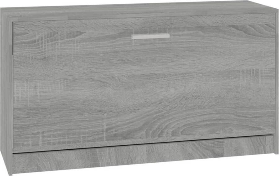 VidaXL -Schoenenbank-80x24x45-cm-bewerkt-hout-grijs-sonoma-eikenkleur