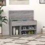 VidaXL -Schoenenbank-80x30x45-cm-bewerkt-hout-grijs-sonoma-eikenkleurig - Thumbnail 2