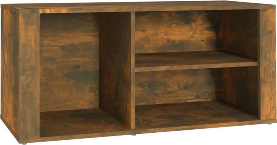 VidaXL -Schoenenkast-100x35x45-cm-bewerkt-hout-gerookt-eikenkleurig