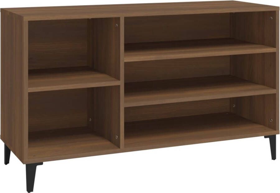 VidaXL -Schoenenkast-102x36x60-cm-bewerkt-hout-bruineikenkleurig