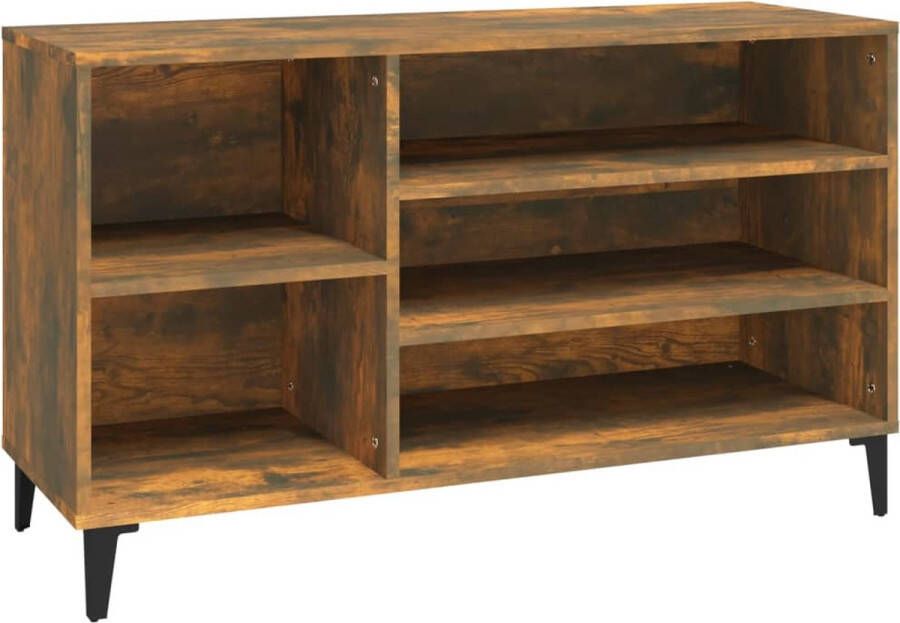 VidaXL -Schoenenkast-102x36x60-cm-bewerkt-hout-gerookt-eikenkleurig