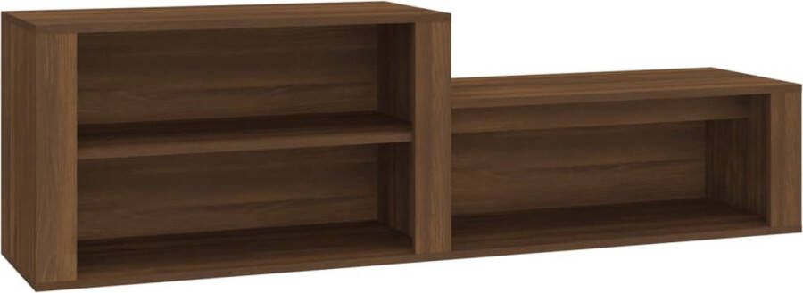 VidaXL -Schoenenkast-150x35x45-cm-bewerkt-hout-bruineikenkleurig