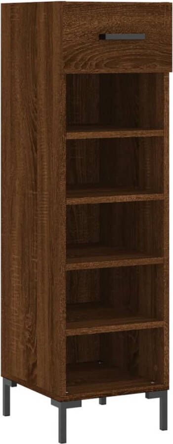 VidaXL -Schoenenkast-30x35x105-cm-bewerkt-hout-bruineikenkleurig