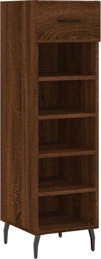 VidaXL -Schoenenkast-30x35x105-cm-bewerkt-hout-bruineikenkleurig