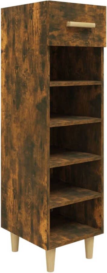 VidaXL -Schoenenkast-30x35x105-cm-bewerkt-hout-gerookt-eikenkleurig