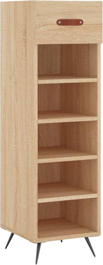 VidaXL -Schoenenkast-30x35x105-cm-bewerkt-hout-sonoma-eikenkleurig