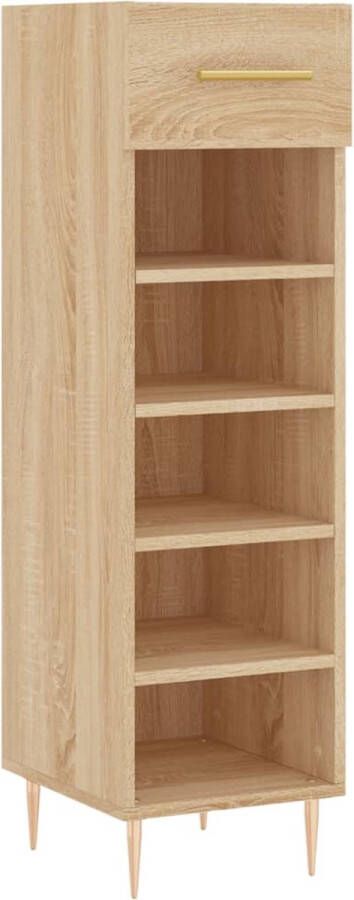 VidaXL -Schoenenkast-30x35x105-cm-bewerkt-hout-sonoma-eikenkleurig