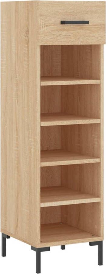 VidaXL -Schoenenkast-30x35x105-cm-bewerkt-hout-sonoma-eikenkleurig