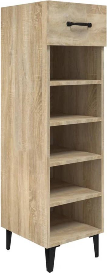 VidaXL -Schoenenkast-30x35x105-cm-bewerkt-hout-sonoma-eikenkleurig