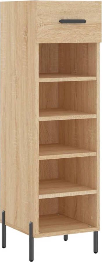 VidaXL -Schoenenkast-30x35x105-cm-bewerkt-hout-sonoma-eikenkleurig