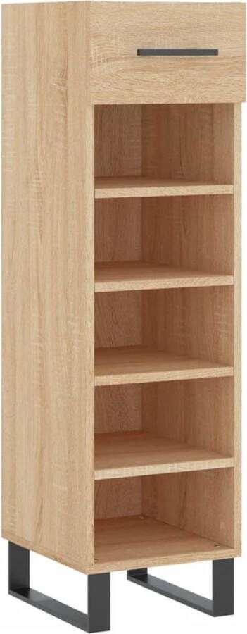 VidaXL -Schoenenkast-30x35x105-cm-bewerkt-hout-sonoma-eikenkleurig