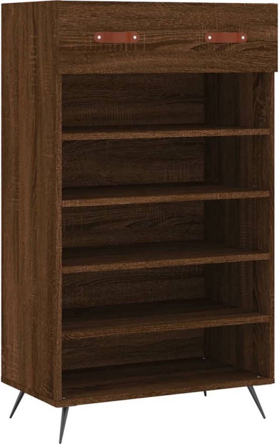 VidaXL -Schoenenkast-60x35x105-cm-bewerkt-hout-bruineikenkleurig