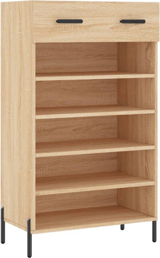 VidaXL -Schoenenkast-60x35x105-cm-bewerkt-hout-sonoma-eikenkleurig