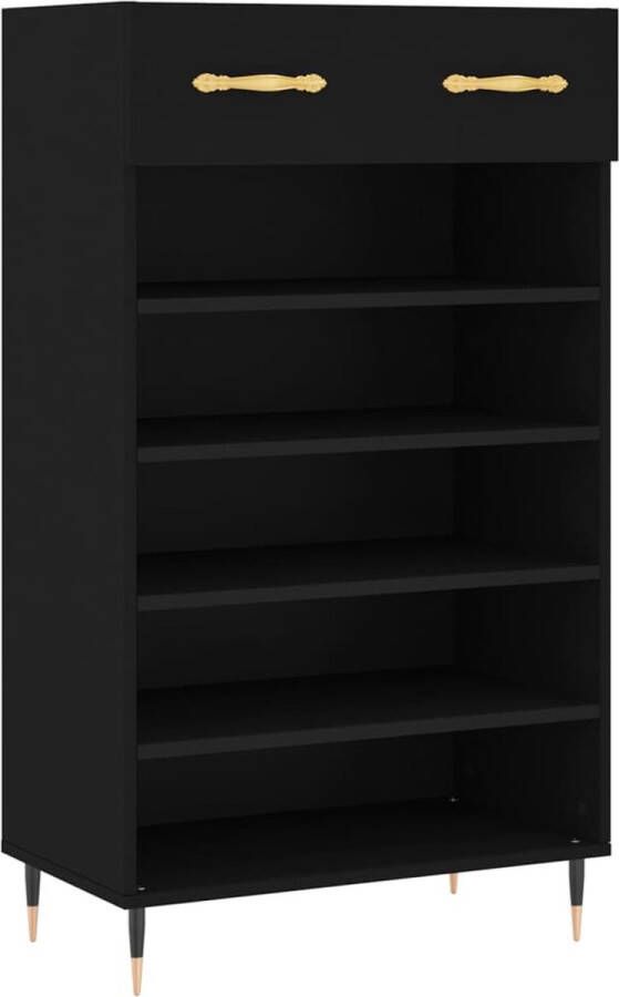 VidaXL -Schoenenkast-60x35x105-cm-bewerkt-hout-zwart