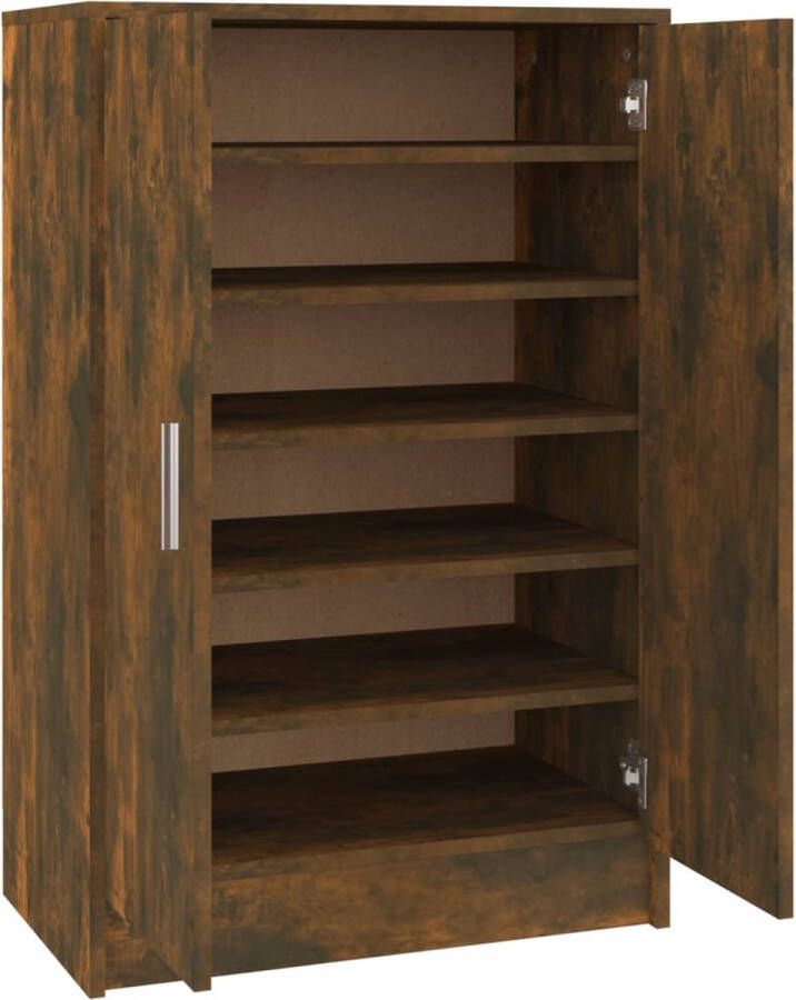 VidaXL -Schoenenkast-60x35x92-cm-bewerkt-hout-gerookt-eikenkleurig