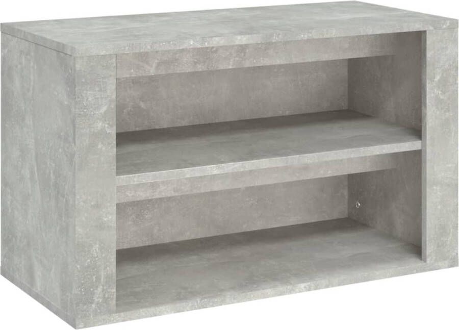 VidaXL -Schoenenkast-75x35x45-cm-bewerkt-hout-betongrijs